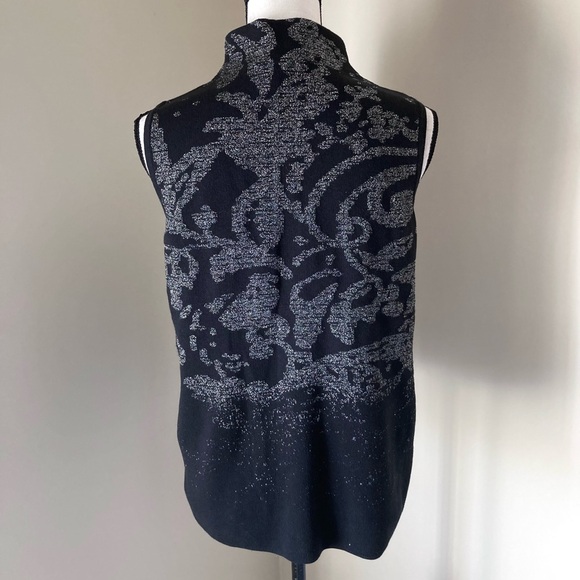 Chico’s Jacquard Ombre Scroll Print Tank and Cardigan Set Size L - Picture 10 of 16